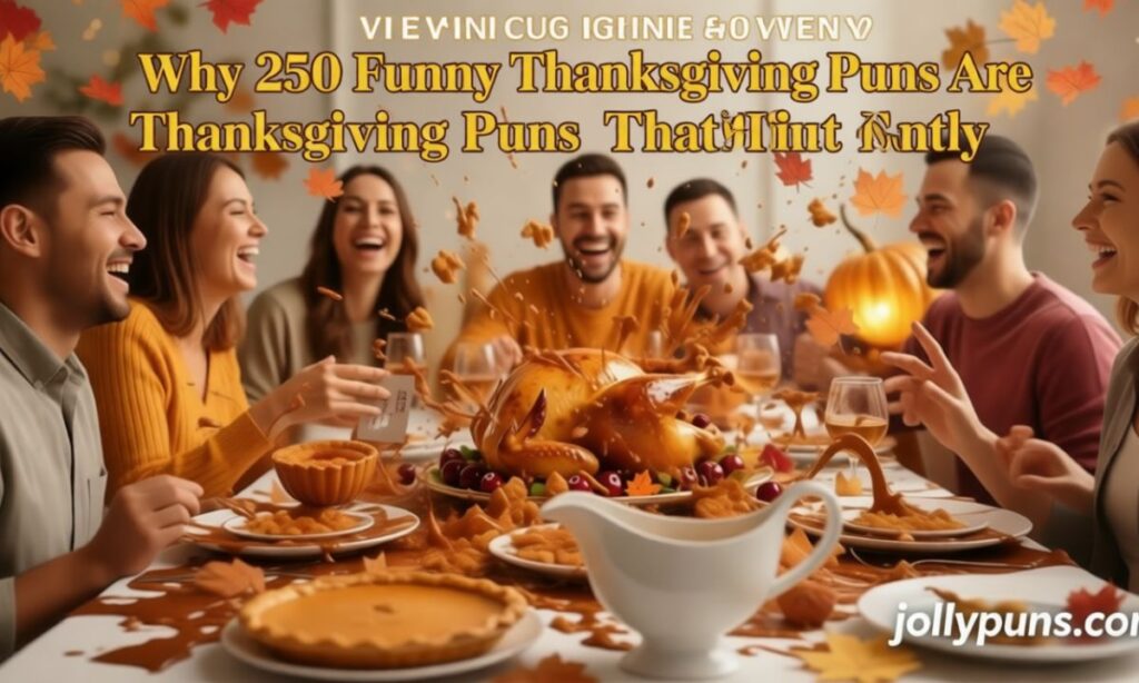 Clever Wordplay 250 Funny Thanksgiving Puns That Hit Instantly