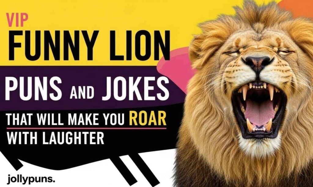 Funny Lion Puns and Jokes That Will Make You ROAR With Laughter