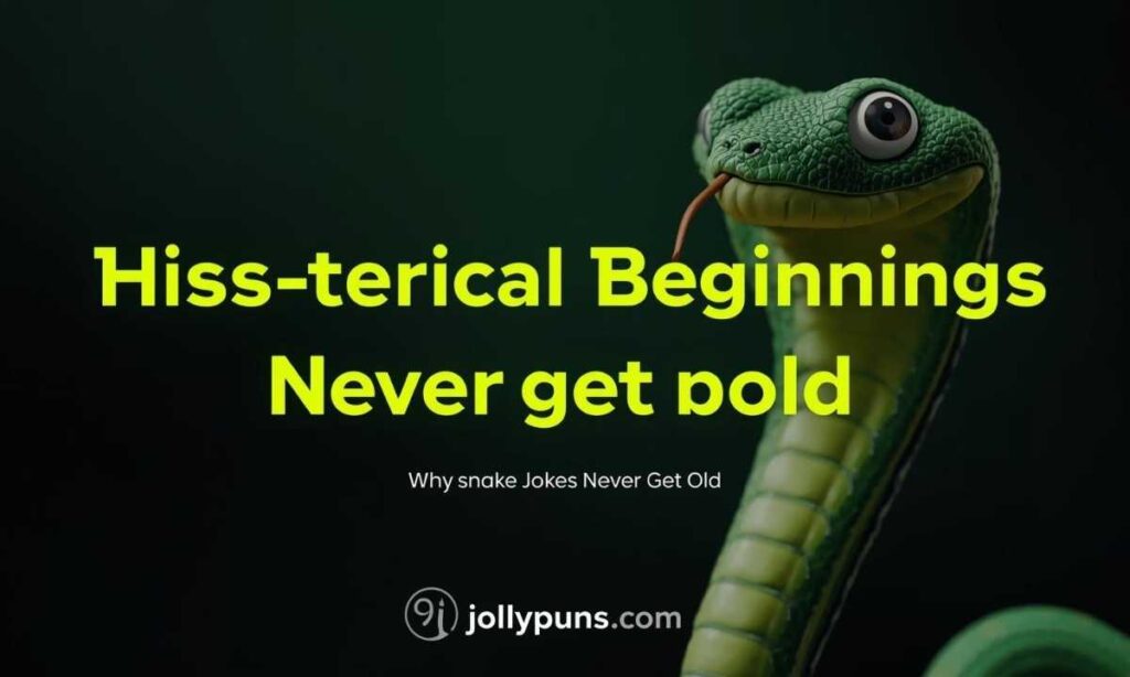 Hiss-terical Beginnings Why Snake Jokes Never Get Old