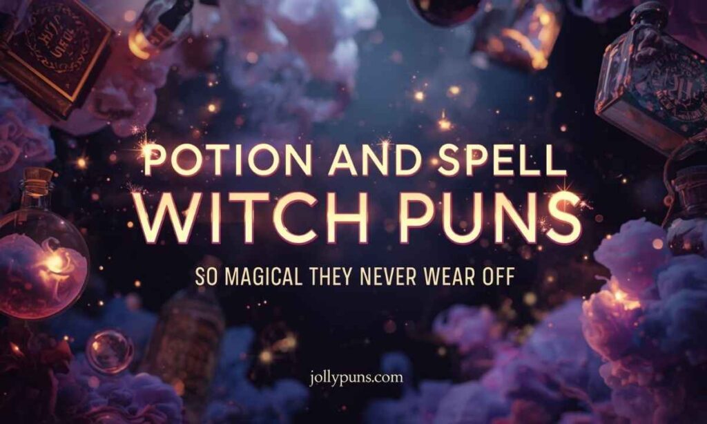 Potion and Spell Witch Puns So Magical They Never Wear Off