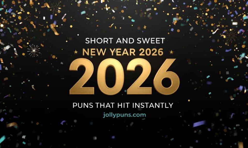 Short And Sweet New Year 2026 Puns That Hit Instantly