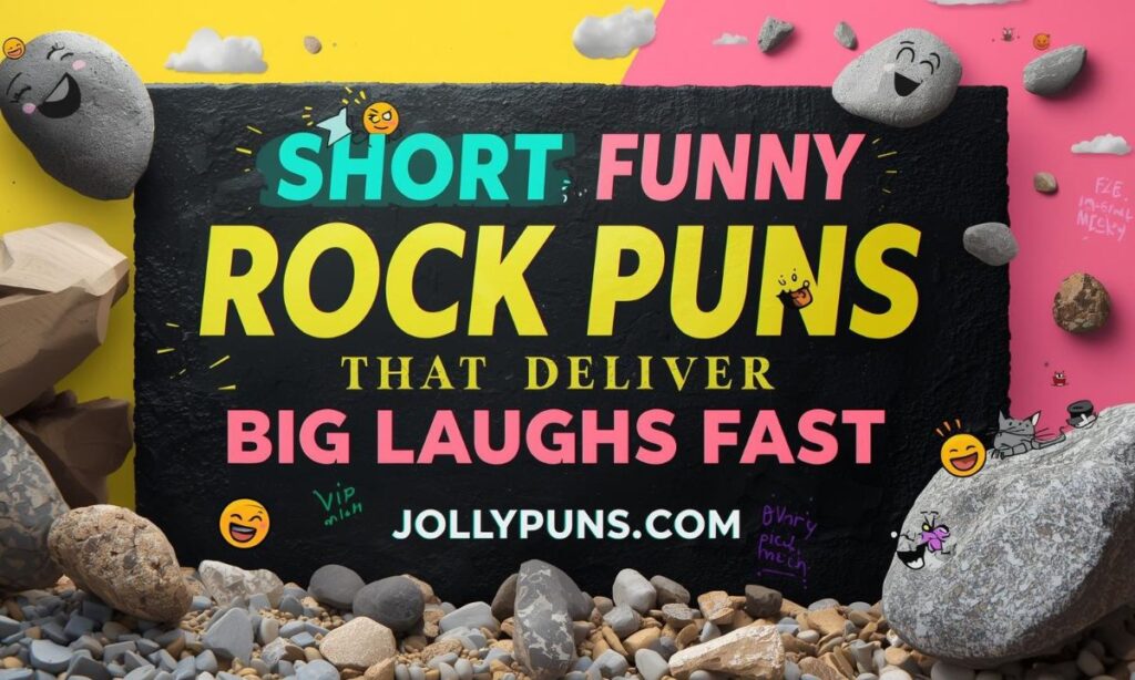 Short Funny Rock Puns That Deliver Big Laughs Fast