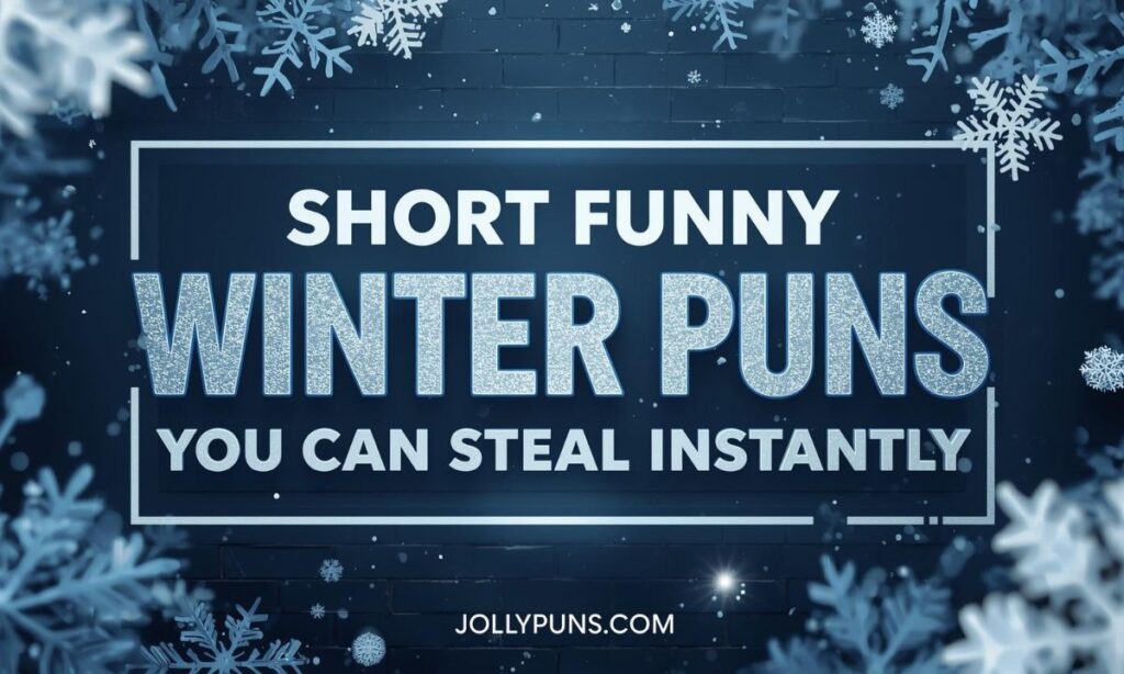 Short Funny Winter Puns You Can Steal Instantly