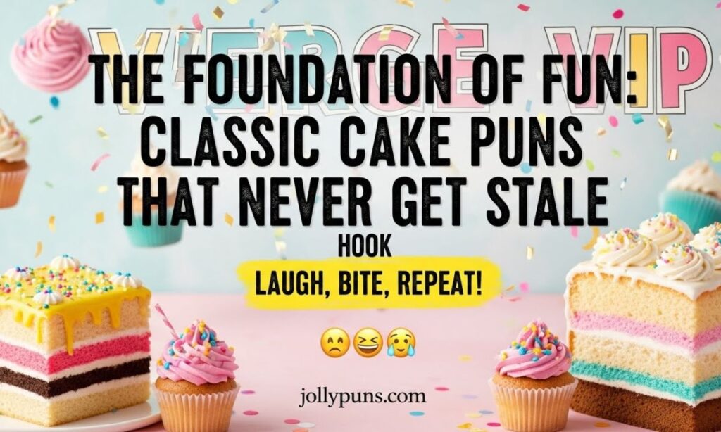 The Foundation of Fun Classic Cake Puns That Never Get Stale
