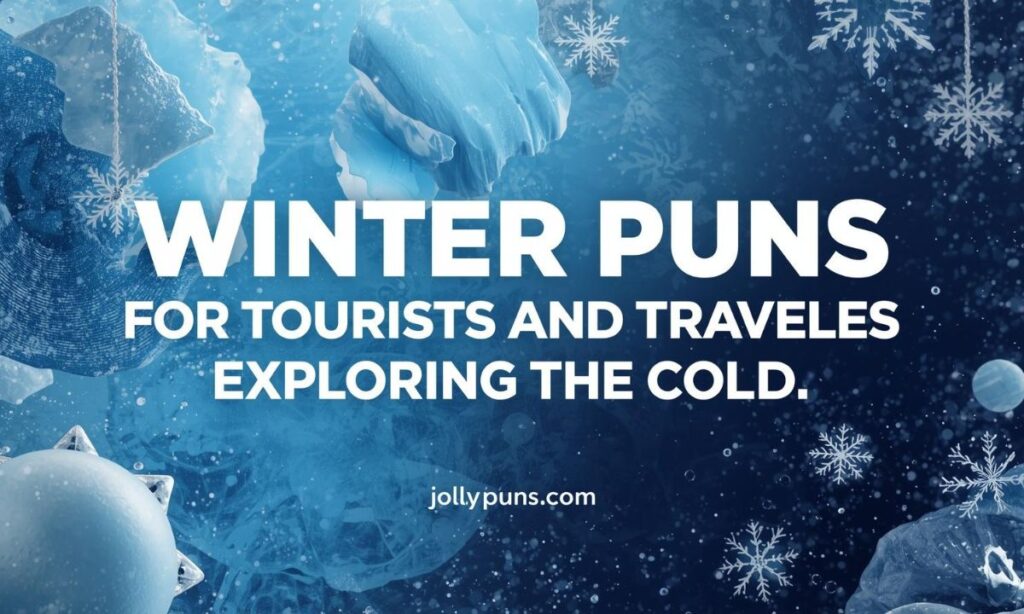 Winter Puns for Tourists and Travelers Exploring the Cold