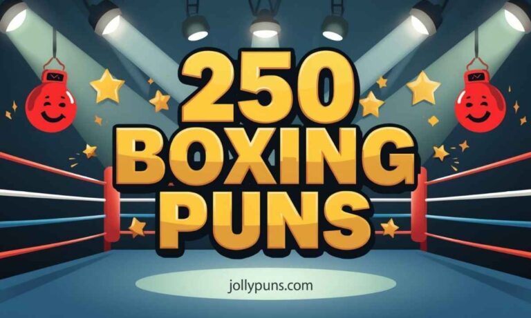 250 Hilarious Funny Boxing Puns That Will Knock You Out Laughing