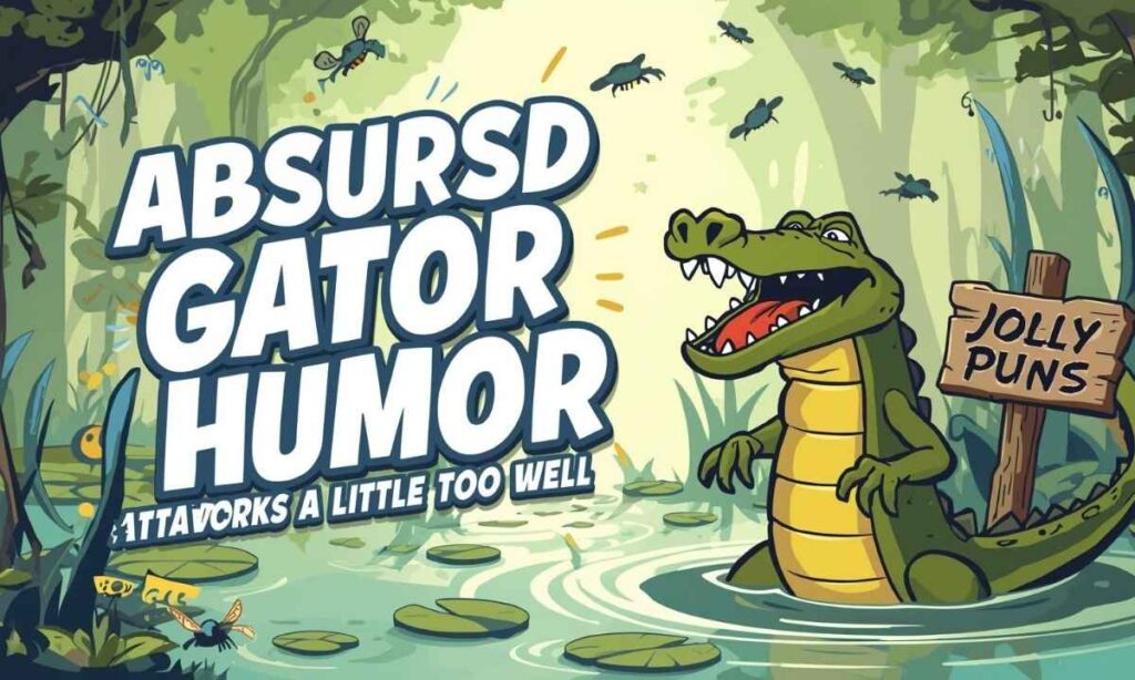 Absurd Gator Humor That Works a Little Too Well