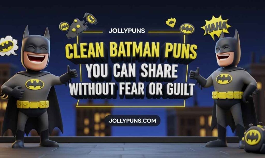 Clean Batman Puns You Can Share Without Fear or Guilt