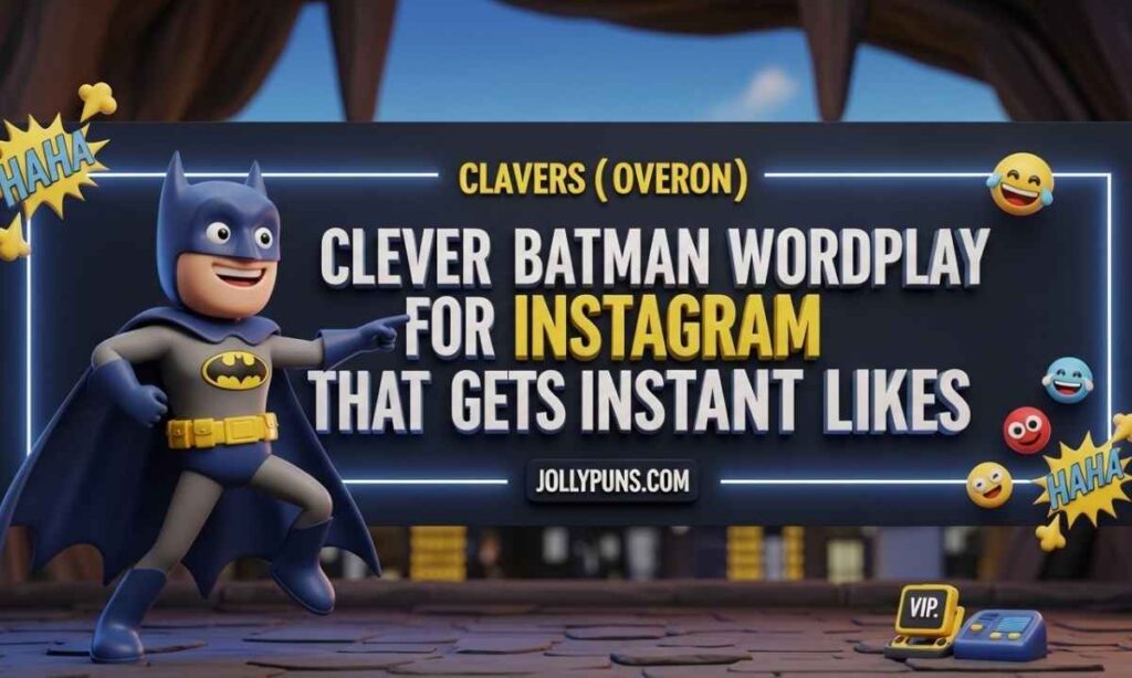 Clever Batman Wordplay for Instagram That Gets Instant Likes