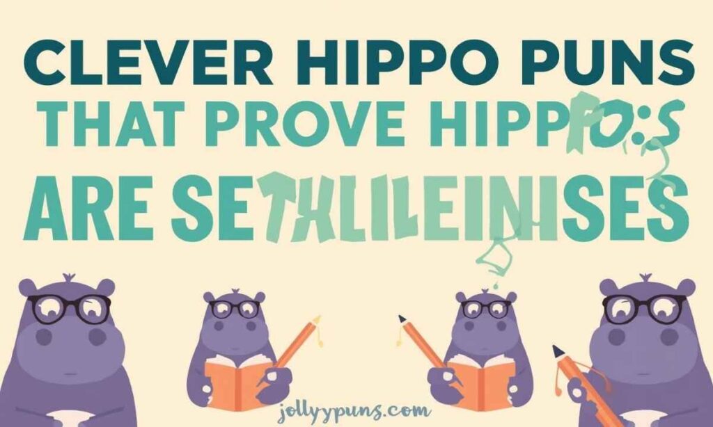 Clever Hippo Puns That Prove Hippos Are Secret Geniuses