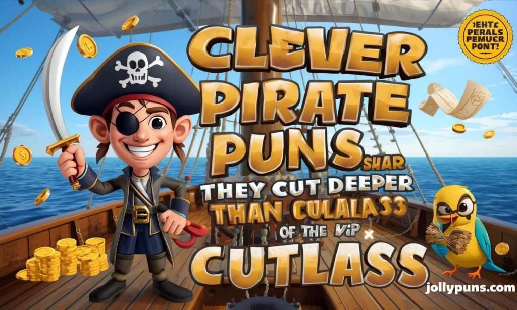 Clever Pirate Puns So Sharp They Cut Deeper Than a Cutlass