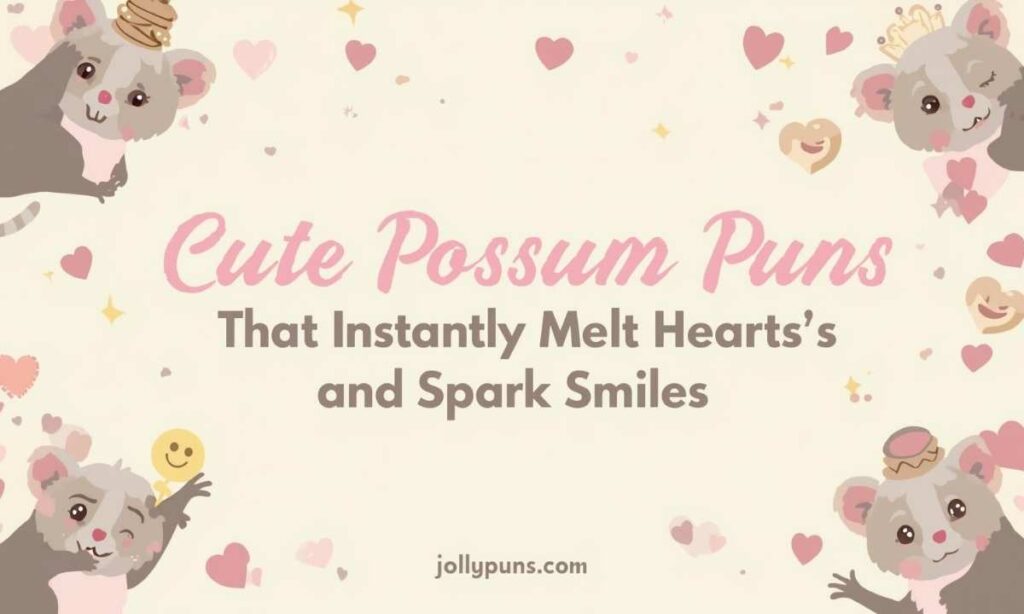 Cute Possum Puns That Instantly Melt Hearts and Spark Smiles