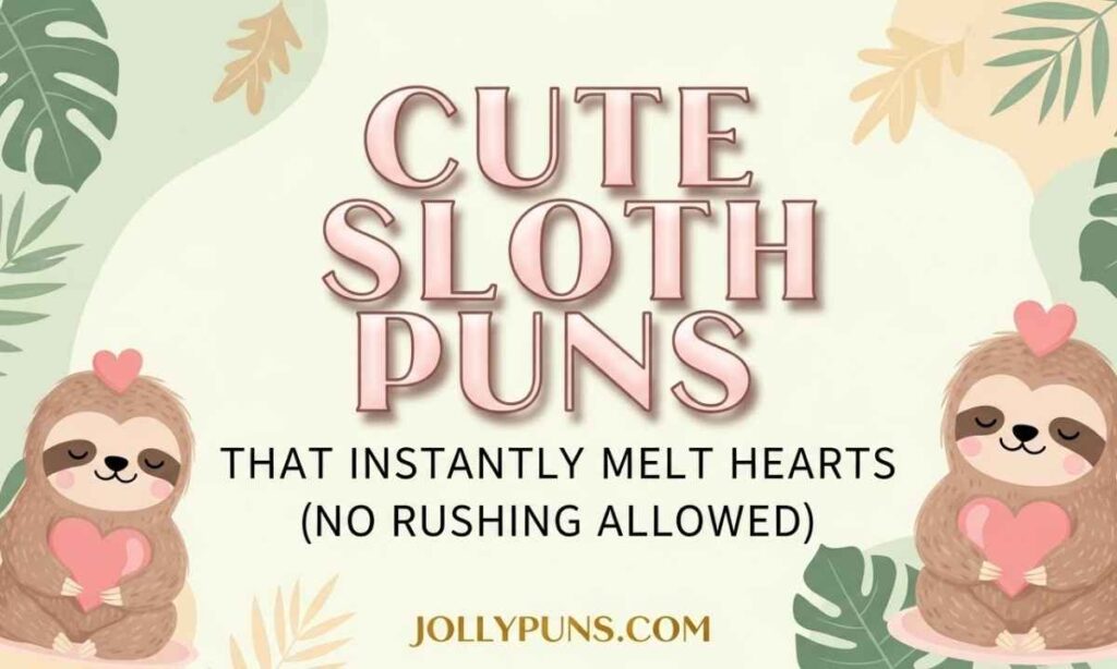 Cute Sloth Puns That Instantly Melt Hearts (No Rushing Allowed)