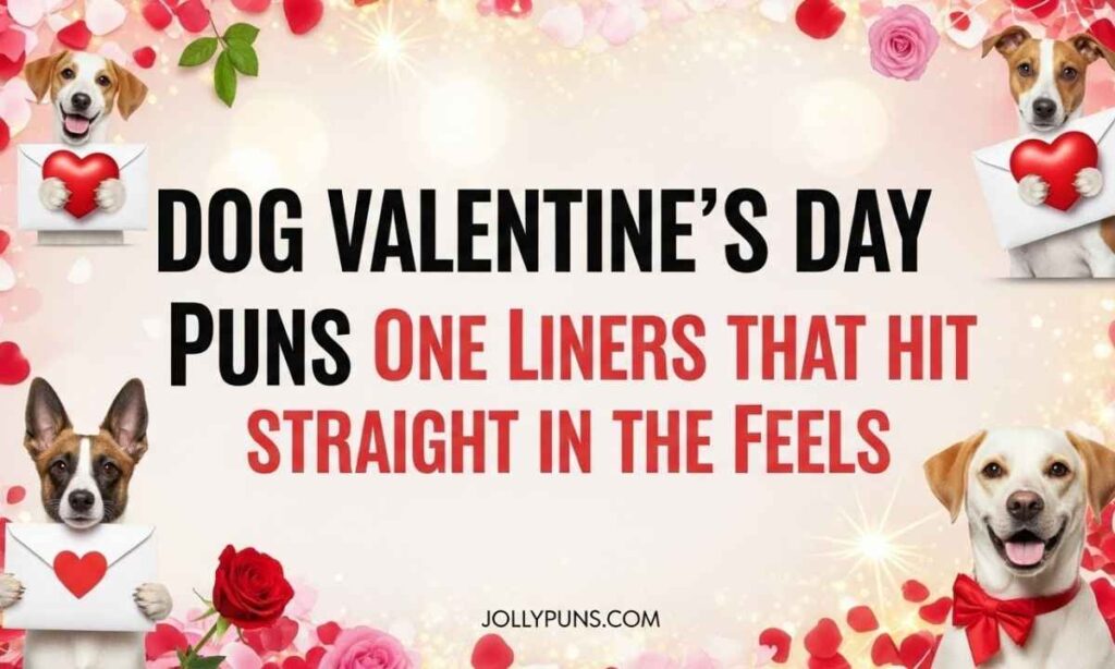 Dog Valentine's Day Puns One Liners That Hit Straight in the Feels