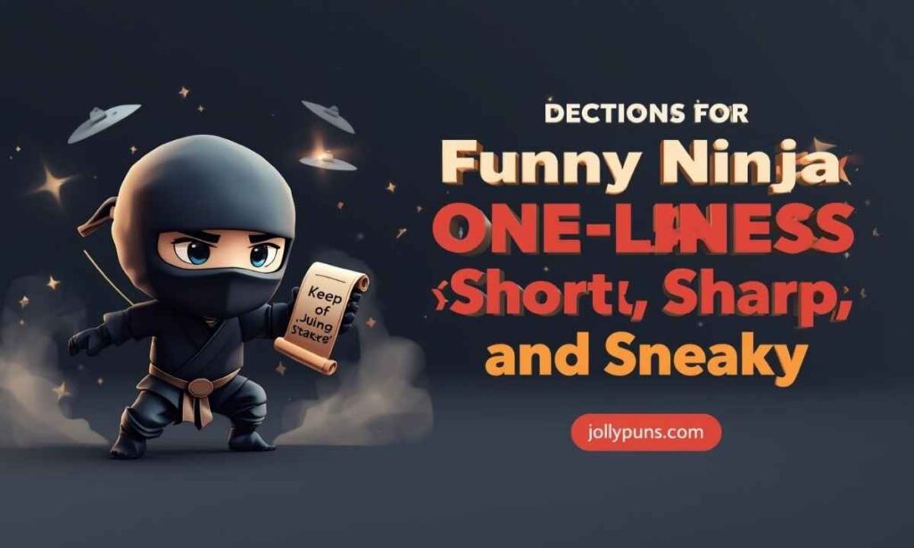 Funny Ninja One-Liner Jokes That Keep It Short, Sharp, and Sneaky