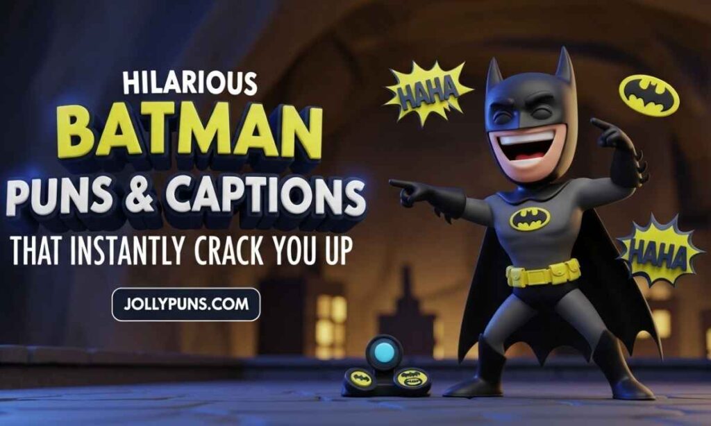 Hilarious Batman Puns & Captions That Instantly Crack You Up 