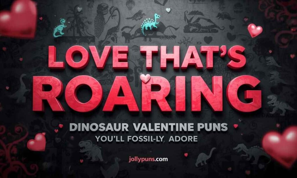 Love That's Roaring Dinosaur Valentine Puns You'll Fossil-ly Adore