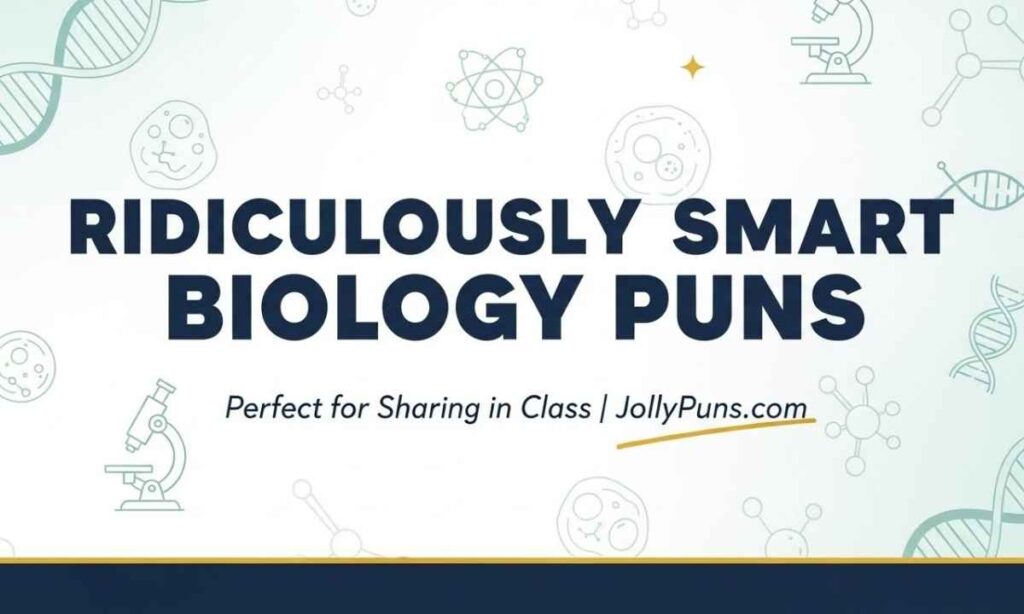 Ridiculously Smart Biology Puns You'll Want to Share in Class