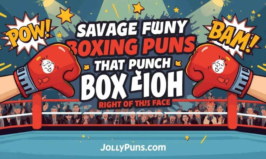 Savage Funny Boxing Puns That Punch Boredom Right in the Face