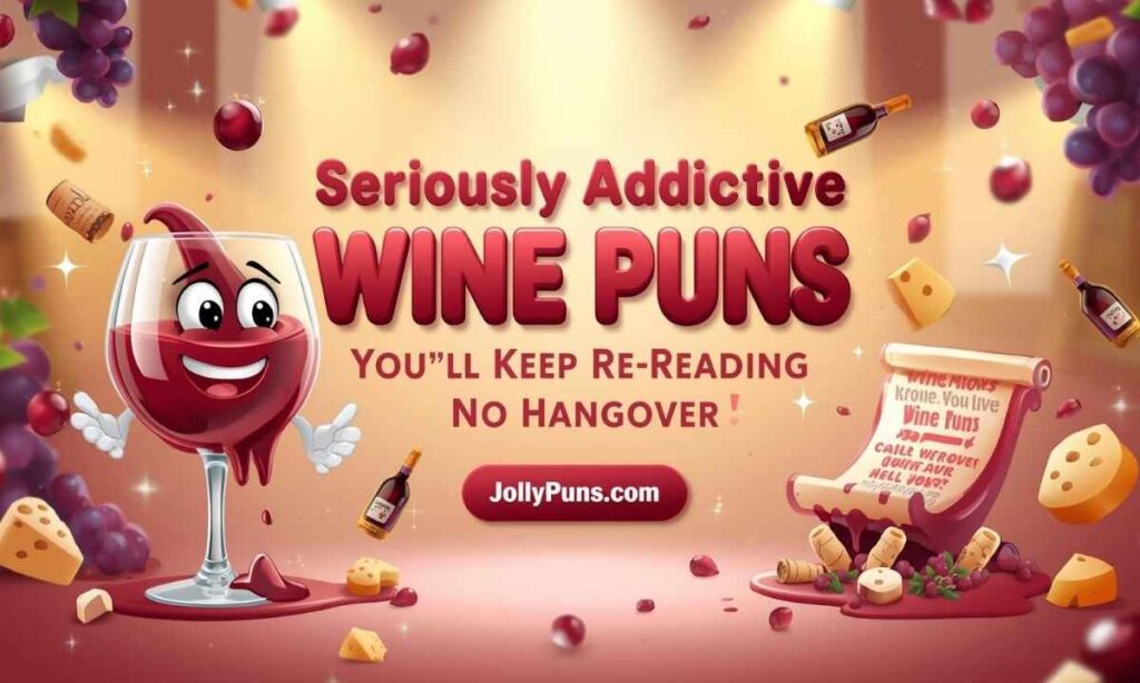 Seriously Addictive Wine Puns You'll Keep Re-Reading (No Hangover)
