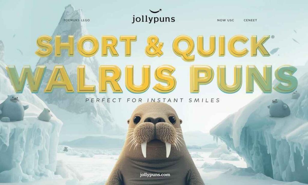 Short & Quick Walrus Puns Perfect for Instant Smiles