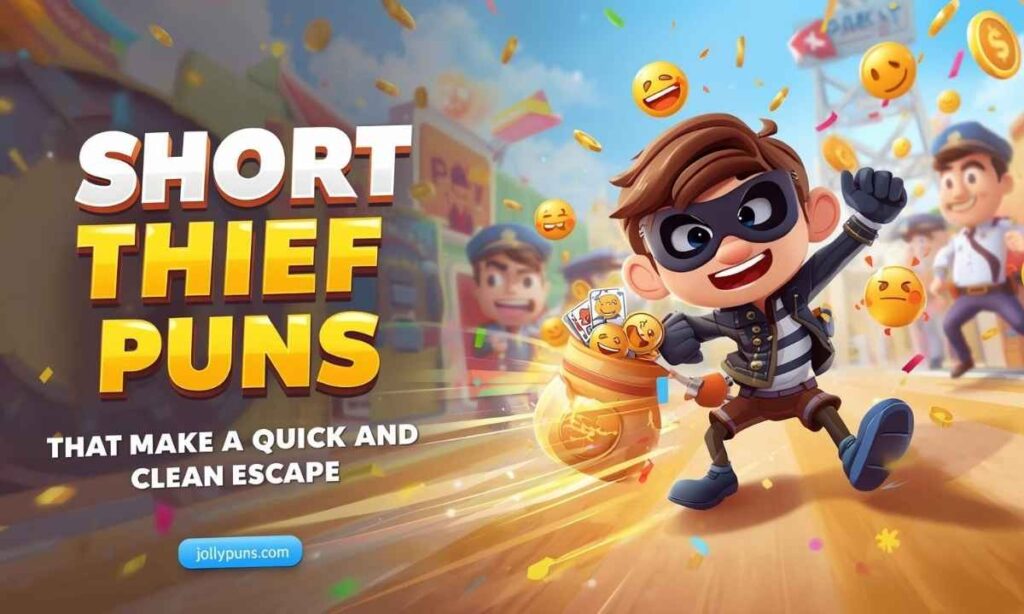 Short Thief Puns That Make a Quick and Clean Escape