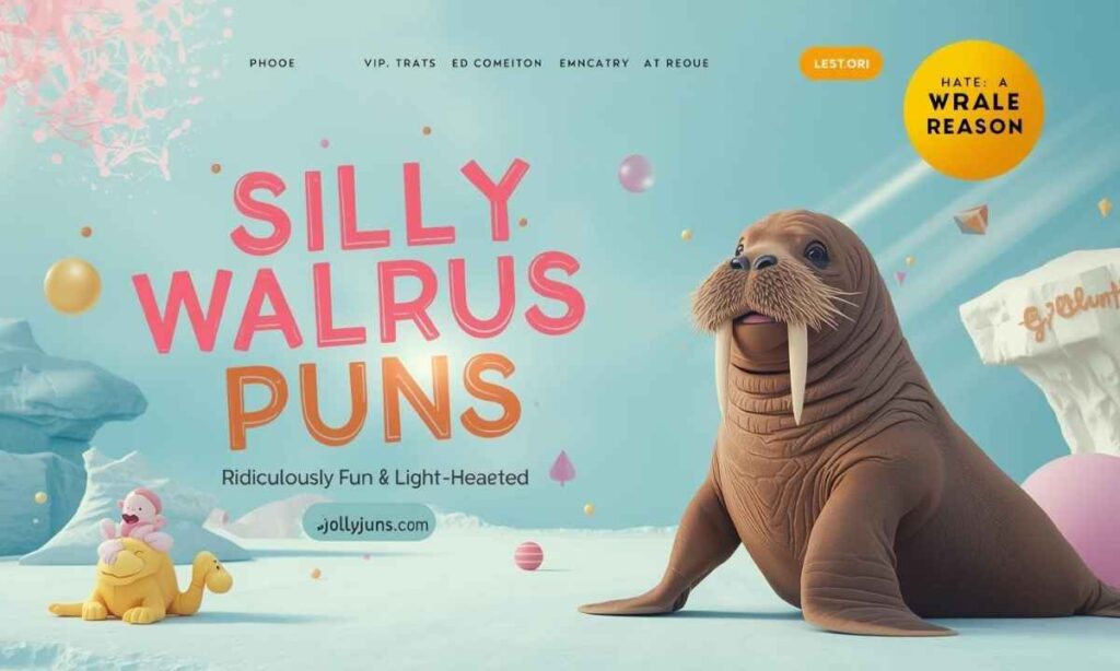 Silly Walrus Puns That Are Ridiculously Fun and Light-Hearted