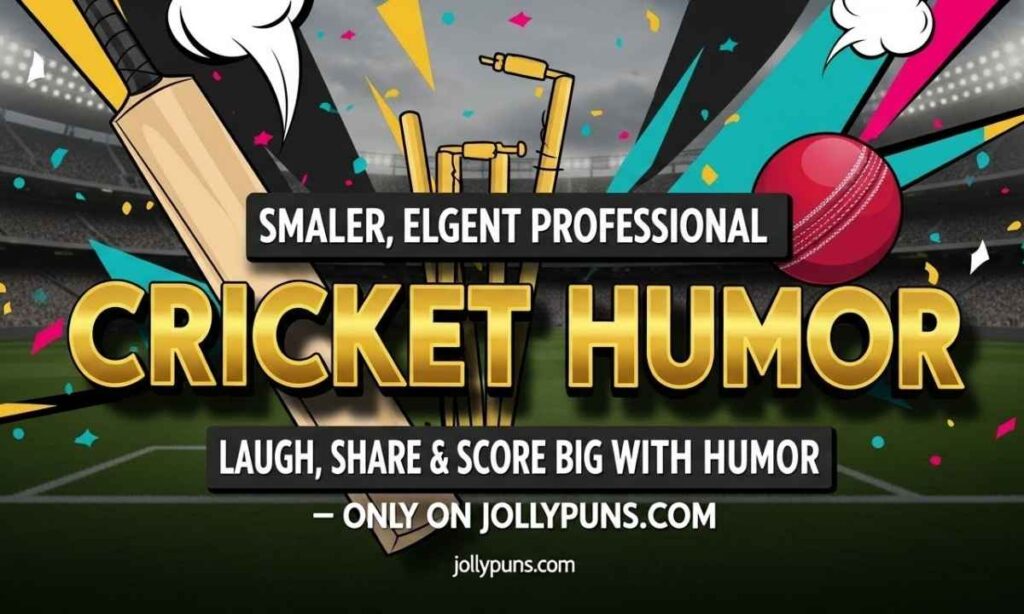 Wicket Wonders Clever Wordplay for Every Cricket Fan 