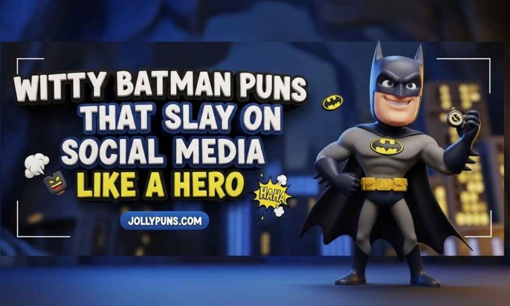 Witty Batman Puns That Slay on Social Media Like a Hero