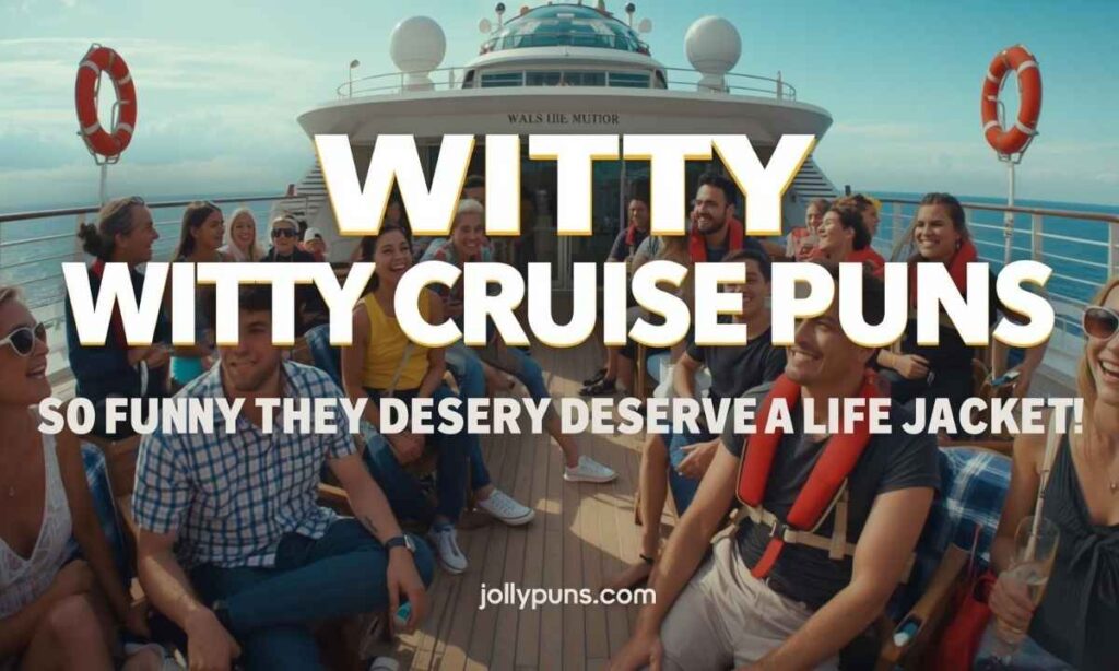 Witty Cruise Puns So Funny They Deserve a Life Jacket