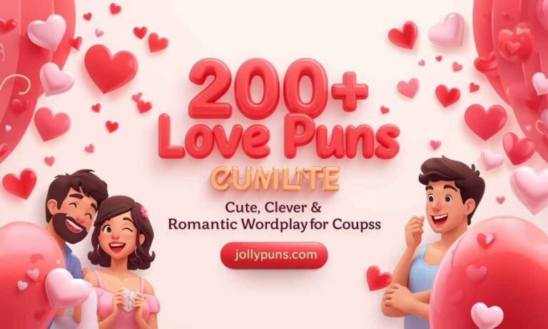 200+ Funny Love Puns for Couples Who Want Epic Romance & Laughs