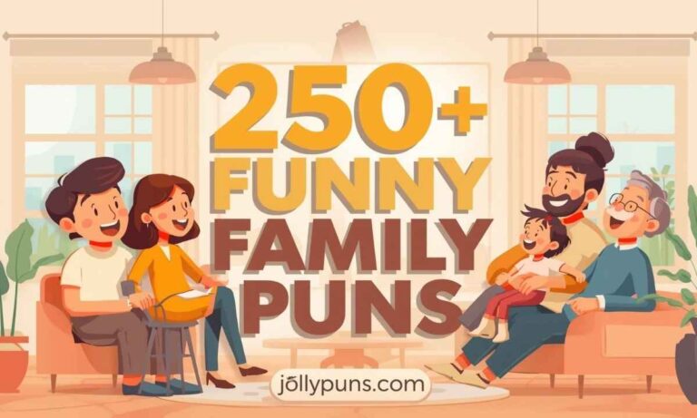 250+ Ultimate Funny Family Puns So Good They Feel Like Home