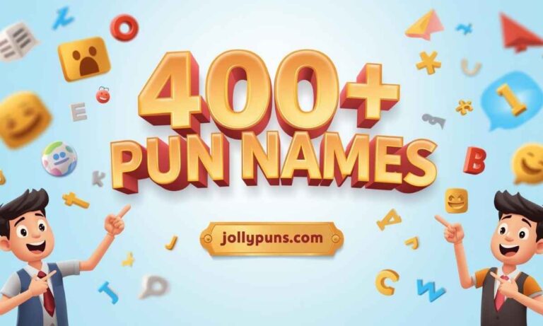 400+ Hilarious Pun Names That Will Instantly Crack You Up 