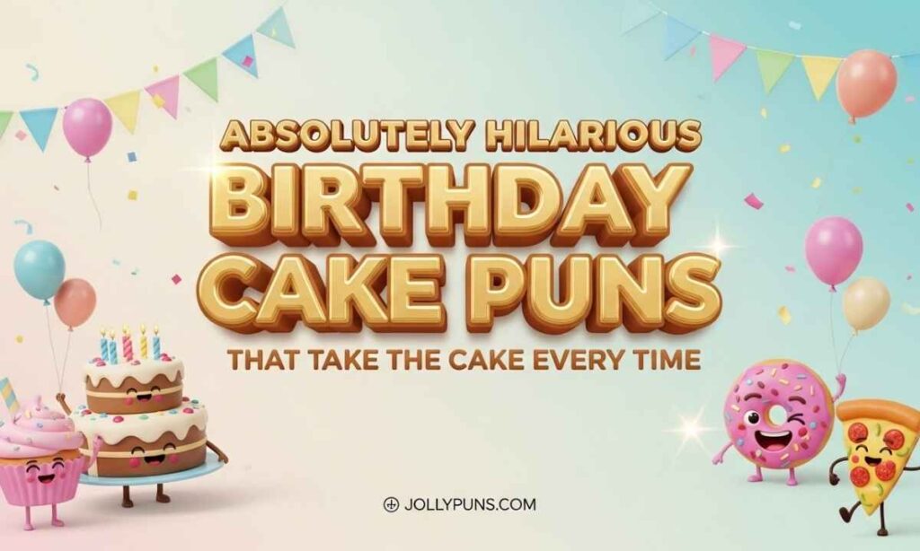 Absolutely Hilarious Birthday Cake Puns That Take the Cake Every Time