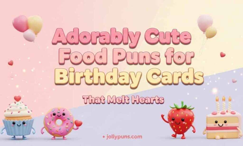 Adorably Cute Food Puns for Birthday Cards That Melt Hearts