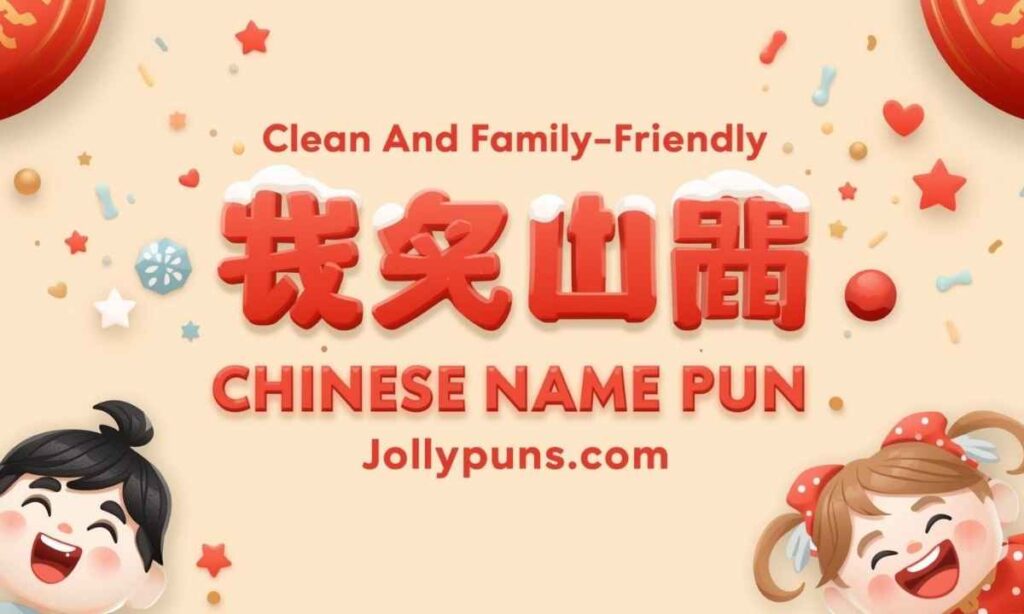 Clean And Family-Friendly Chinese Name Puns