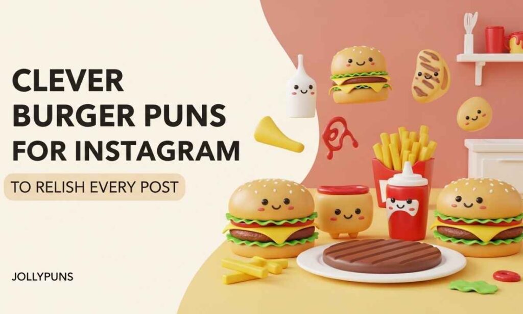 Clever Burger Puns for Instagram to Relish Every Post