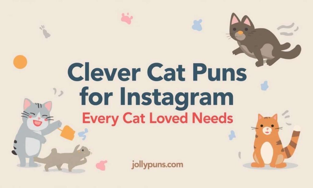 Clever Cat Puns for Instagram Every Cat Lover Needs