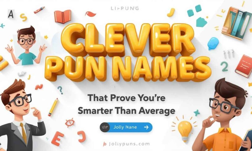 Clever Pun Names That Prove You're Smarter Than Average