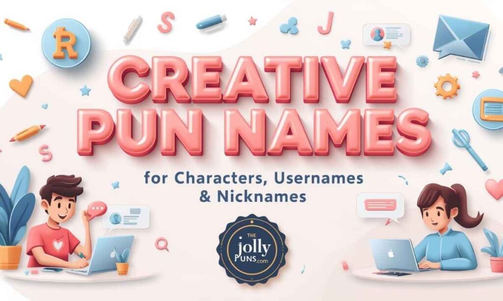 Creative Pun Names for Characters, Usernames & Nicknames