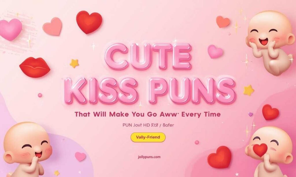 Cute Kiss Puns That Will Make You Go Aww Every Time 