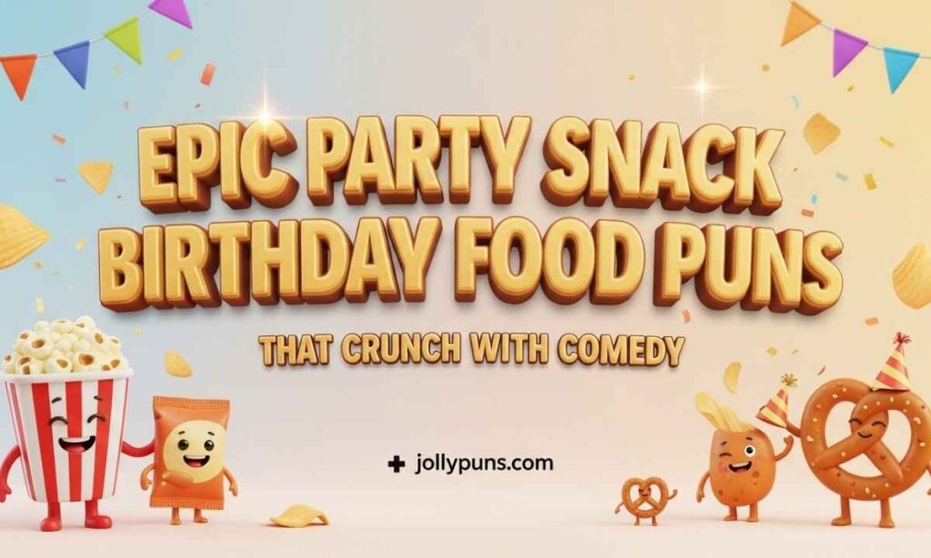 Epic Party Snack Birthday Food Puns That Crunch with Comedy