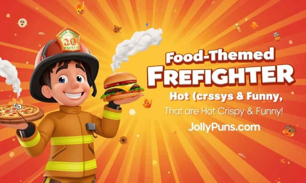 Food-Themed Firefighter Puns That Are Hot, Crispy & Funny
