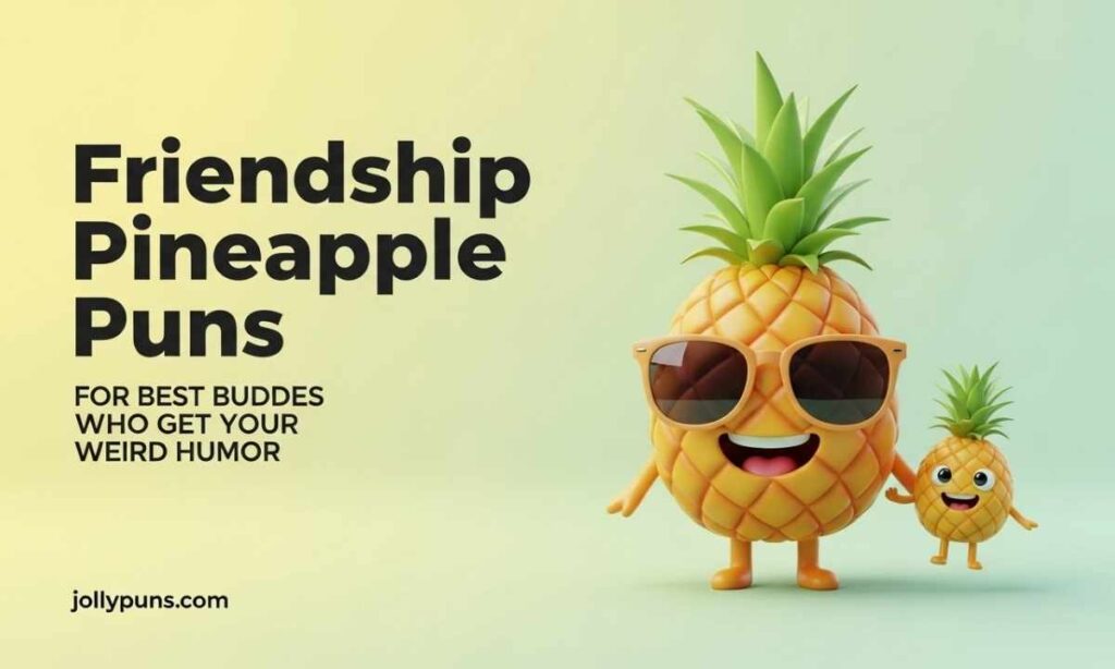 Friendship Pineapple Puns for Best Buddies Who Get Your Weird Humor