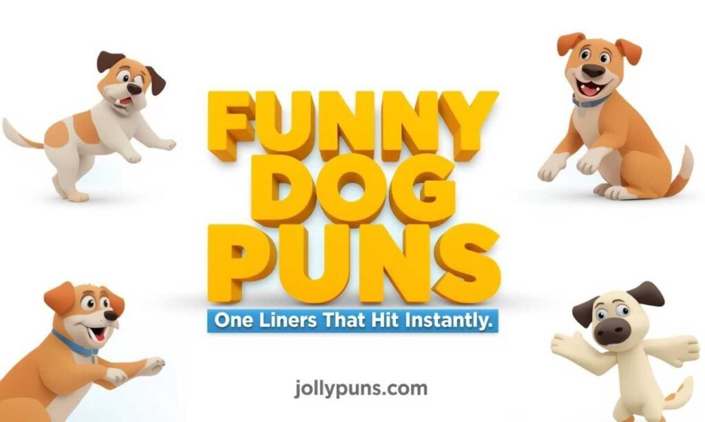 Funny Dog Puns One Liners That Hit Instantly