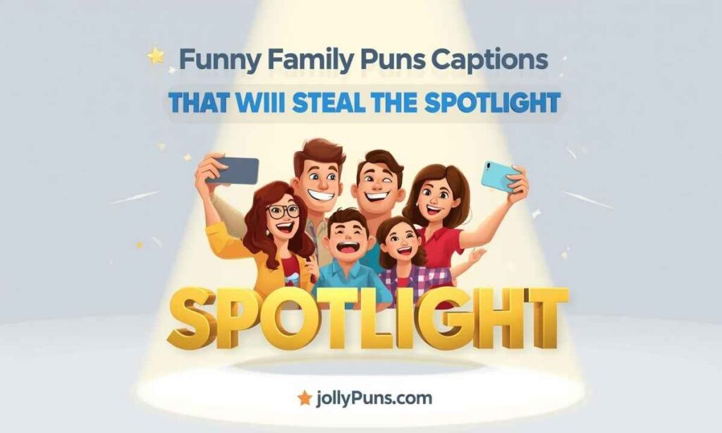 Funny Family Puns Captions That Will Steal the Spotlight