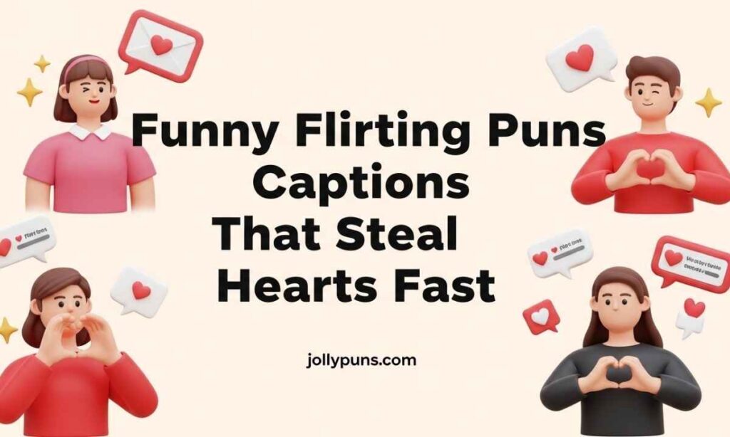Funny Flirting Puns Captions That Steal Hearts Fast
