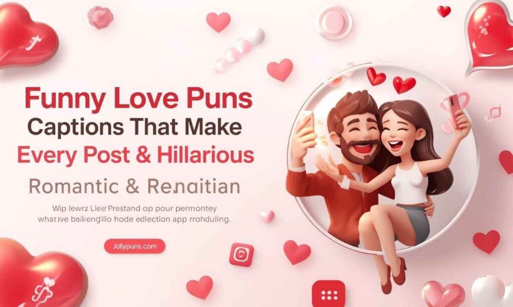 Funny Love Puns Captions That Make Every Post Romantic & Hilarious