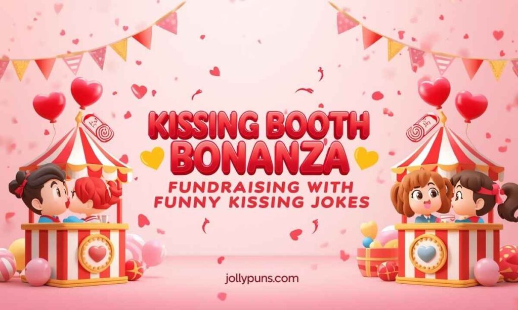 Kissing Booth Bonanza Fundraising with Funny Kissing Jokes 