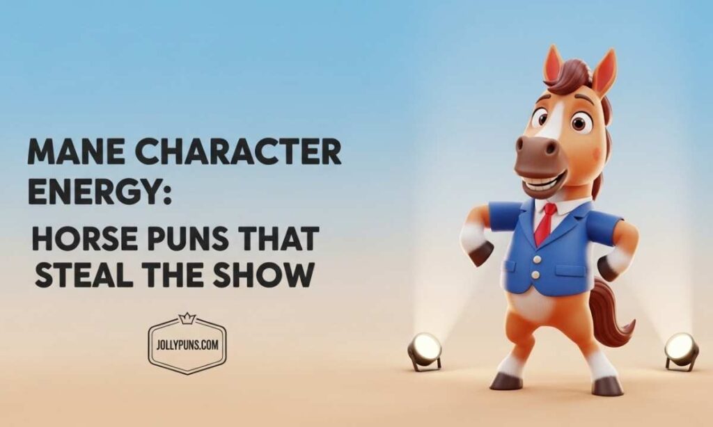 Mane Character Energy Horse Puns That Steal the Show